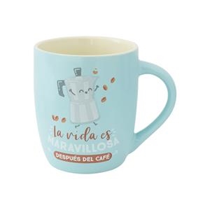 TASSA "LA VIDA ES MARAVILLOSA DESPUES DEL CAFE" | 8435460723091 | MR. WONDERFUL | Llibreria La Gralla | Librería online de Granollers