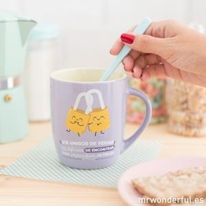 TASSA "LOS AMIGOS DE VERDAD SON DIFICILES...." | 8435460722292 | MR. WONDERFUL | Llibreria La Gralla | Librería online de Granollers