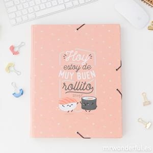CARPETA SEPARADORA "HOY ESTOY DE MUY BUEN ROLLITO" | 8435460715621 | MR. WONDERFUL | Llibreria La Gralla | Llibreria online de Granollers