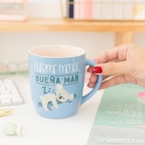TASSA "DUERME MENOS, SUEÑA MAS" | 8435460722896 | MR. WONDERFUL | Llibreria La Gralla | Llibreria online de Granollers