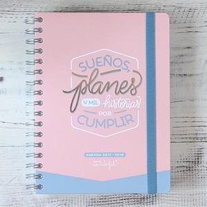 AGENDA 2018 SUEÑOS PLANES Y MIL HISTORIAS POR CUMPLIR | 8435460724449 | MR.  WONDERFUL | Llibreria La Gralla | Librería online de Granollers