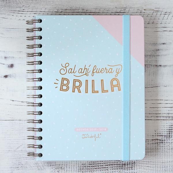 AGENDA 2018 SAL AHI FUERA Y BRILLA | 8435460724401 | MR. WONDERFUL | Llibreria La Gralla | Librería online de Granollers