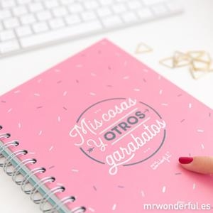 LIBRETA CUADRICULADA "MIS COSAS Y OTROS GARABATOS" | 8435460718752 | MR. WONDERFUL | Llibreria La Gralla | Librería online de Granollers