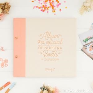 ALBUM DE FOTOS NO OFICIAL DE NUESTRA BODA | 8435460703970 | MR. WONDERFUL | Llibreria La Gralla | Librería online de Granollers