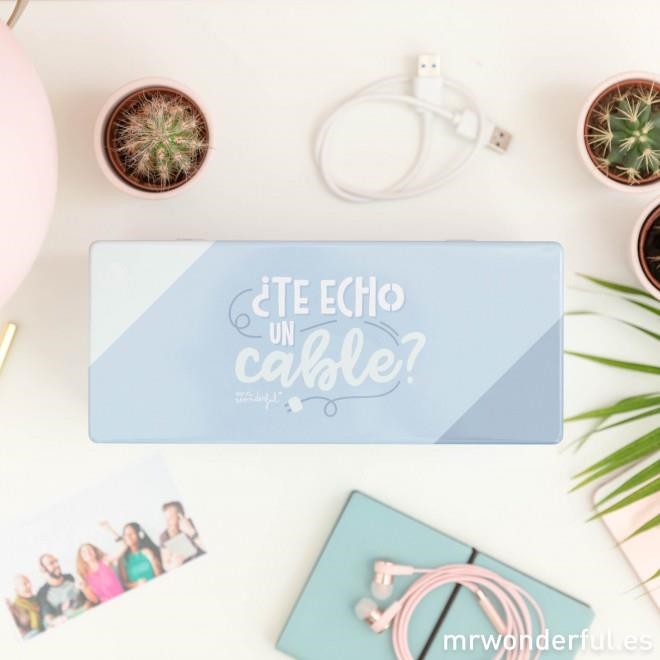 CAJA METALICA "¿TE ECHO UN CABLE? | 8435460719834 | MR. WONDERFUL | Llibreria La Gralla | Librería online de Granollers