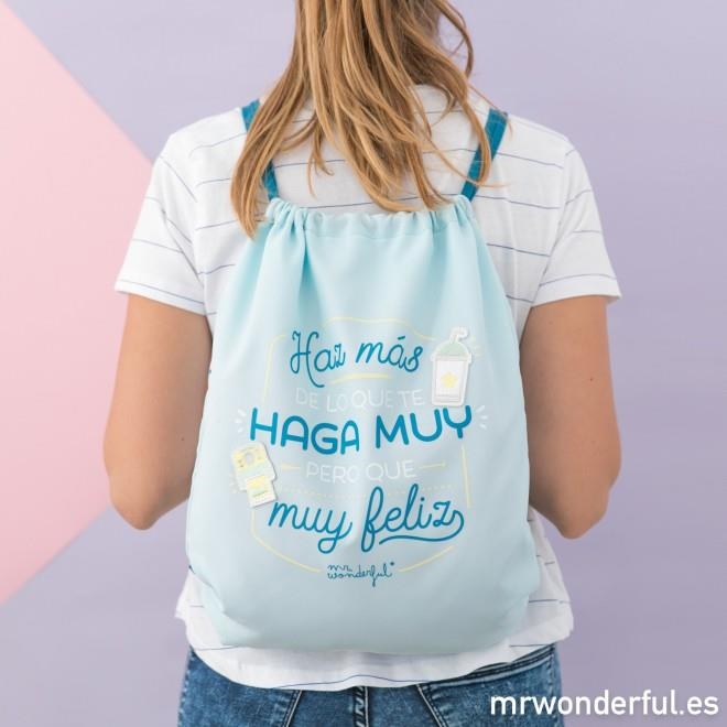 BOLSA PORTATODO "HAZ MAS DE LO QUE TE HAGA ..." | 8435460714365 | MR. WONDERFUL | Llibreria La Gralla | Llibreria online de Granollers