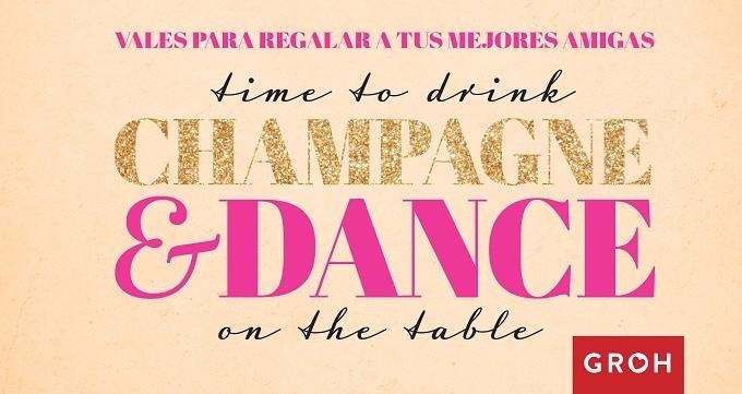 TALONARIO TIME TO DRINK CHAMPAGNE &amp; DANCE ON THE TABLE  | 9788490680643 | GROH | Llibreria La Gralla | Llibreria online de Granollers