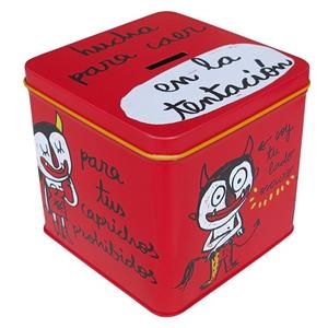 HUCHA METALICA PARA CAER EN LA TENTACION | 8431010138964 | MR. WONDERFUL | Llibreria La Gralla | Librería online de Granollers