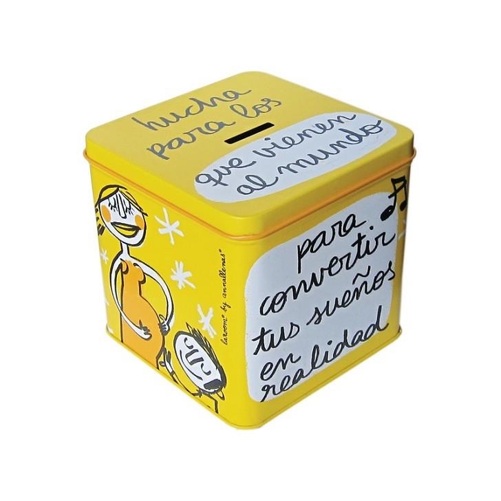 HUCHA METALICA PARA LOS QUE VIENEN AL MUNDO | 8431010137257 | MR. WONDERFUL | Llibreria La Gralla | Llibreria online de Granollers