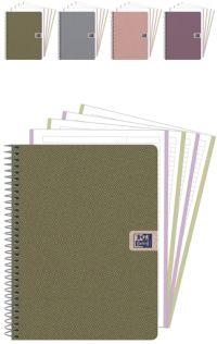 LLIBRETA OXFORD NATURE A5+120F QUADRICULA 5X5 COLORS | 8412771022082 | 400101724 | Llibreria La Gralla | Llibreria online de Granollers