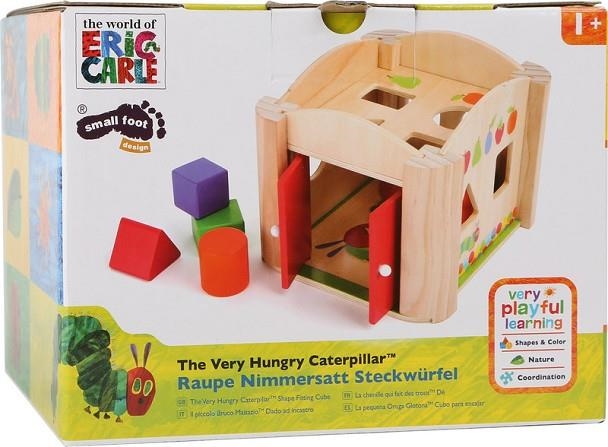PEQUEÑA ORUGA GLOTONA. CUBO PARA ENCAJAR | 4020972104625 | SMALL FOOT DESIGN | Llibreria La Gralla | Llibreria online de Granollers