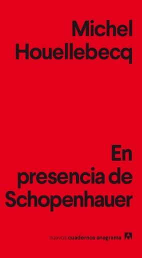 EN PRESENCIA DE SCHOPENHAUER | 9788433916198 | HOUELLEBECQ, MICHEL | Llibreria La Gralla | Llibreria online de Granollers