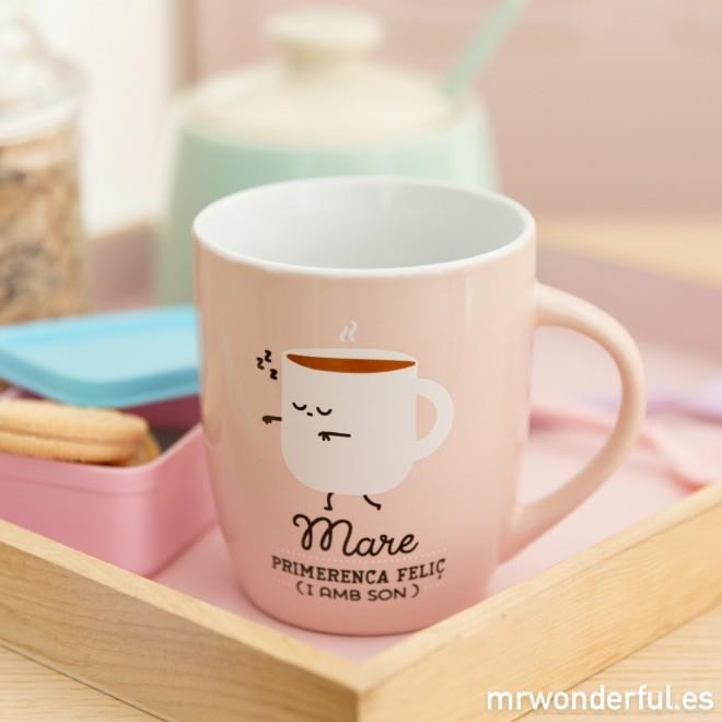 TASSA CERAMICA MR. WONDERFUL "MARE PRIMERENCA FELIÇ (I AMB SON)" | 8435460708852 | MR. WONDERFUL | Llibreria La Gralla | Llibreria online de Granollers