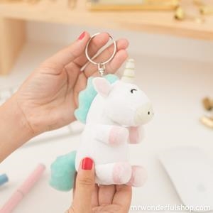LLAVERO DE PELUCHE UNICORNIO MR. WONDERFUL | 8435460719575 | MR. WONDERFUL | Llibreria La Gralla | Llibreria online de Granollers