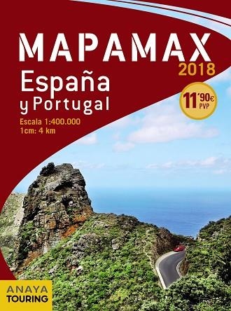 MAPAMAX ESPAÑA Y PORTUGAL- 2018 | 9788491580874 | ANAYA TOURING | Llibreria La Gralla | Llibreria online de Granollers