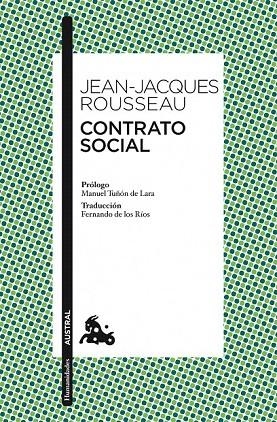 CONTRATO SOCIAL (AUSTRAL) | 9788467036626 | ROUSSEAU, JEAN JACQUES  | Llibreria La Gralla | Librería online de Granollers
