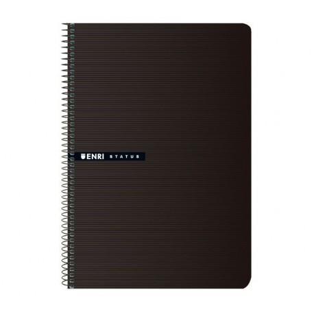 LLIBRETA A5 ENRI QUADRIUCLA CARTRO 100 F NEGRE | 8412771083533 | 100435747 | Llibreria La Gralla | Librería online de Granollers