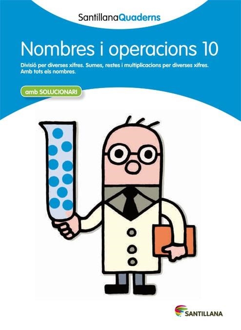 Q. NOMBRES I OPERACIONS 10 AMB SOLUCIONARI (SANTILLANA QUADERNS) | 9788468013916 | Llibreria La Gralla | Llibreria online de Granollers