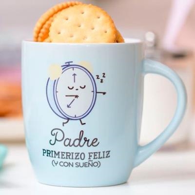 TASSA CERAMICA MR. WONDERFUL "PADRE PRIMERIZO (Y CON SUEÑO)" | 8435460708807 | MR. WONDERFUL | Llibreria La Gralla | Llibreria online de Granollers