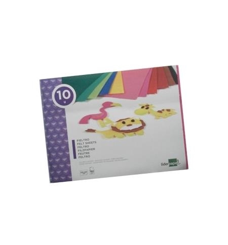 BLOC FELTRE 10 UN COLORS | 8423473503359 | 50335 | Llibreria La Gralla | Llibreria online de Granollers