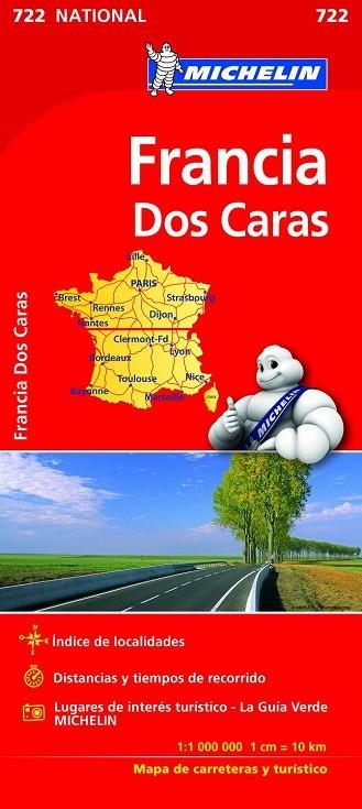 FRANCIA (DOBLE CARA) MAPA NATIONAL 2018  | 9782067219861 | VARIOS AUTORES | Llibreria La Gralla | Librería online de Granollers