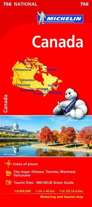 CANADA MAPA NATIONAL 2018 | 9782067217119 | MICHELIN | Llibreria La Gralla | Librería online de Granollers