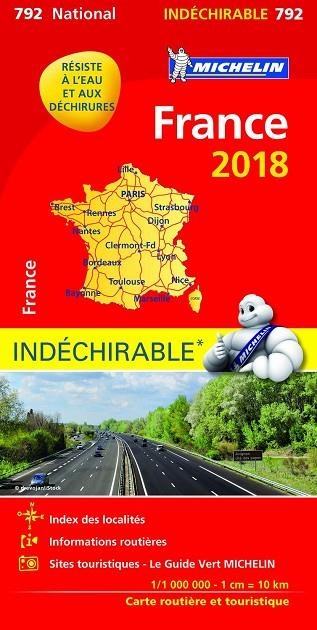 FRANCIA "ALTA RESISTENCIA" MAPA NATIONAL 2018 | 9782067226241 | VARIOS AUTORES | Llibreria La Gralla | Librería online de Granollers
