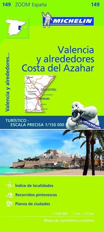 VALENCIA Y ALREDEDORES, COSTA DEL AZAHAR MAPA ZOOM 2018 | 9782067218253 | VARIOS AUTORES | Llibreria La Gralla | Librería online de Granollers