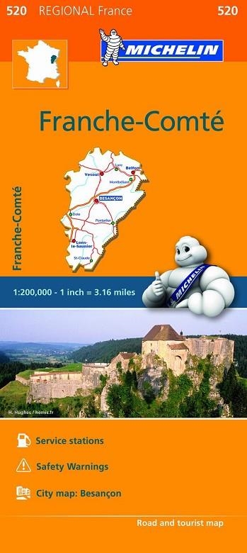 FRANCHE COMTÉ MAPA REGIONAL 2018 | 9782067209213 | VARIOS AUTORES | Llibreria La Gralla | Librería online de Granollers