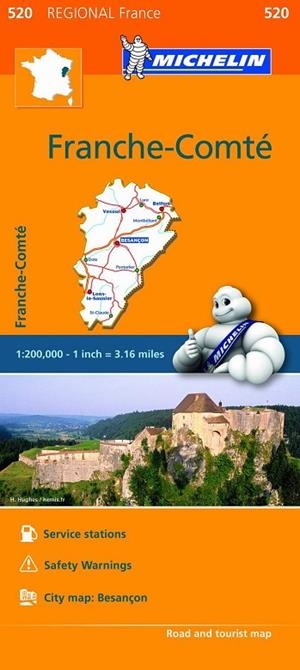 FRANCHE COMTÉ MAPA REGIONAL 2018 | 9782067209213 | VARIOS AUTORES | Llibreria La Gralla | Llibreria online de Granollers