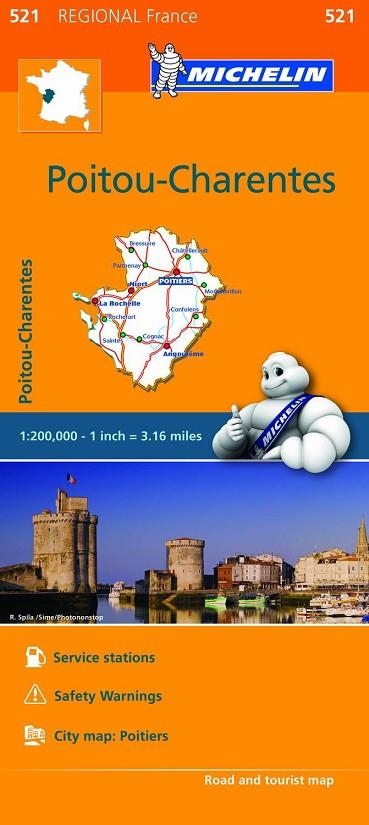 POITOU-CHARENTES MAPA REGIONAL 2018 | 9782067209251 | VARIOS AUTORES | Llibreria La Gralla | Librería online de Granollers