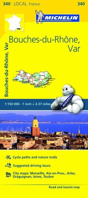 BOUCHES-DU-RHÔNE, VAR MAPA LOCAL MICHELIN 2018 | 9782067210691 | VARIOS AUTORES | Llibreria La Gralla | Librería online de Granollers