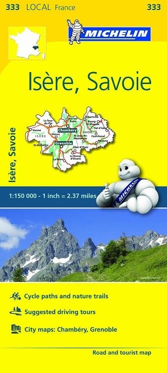 ISÈRE, SAVOIE MAPA LOCAL MICHELIN 2018 | 9782067210554 | VARIOS AUTORES | Llibreria La Gralla | Llibreria online de Granollers