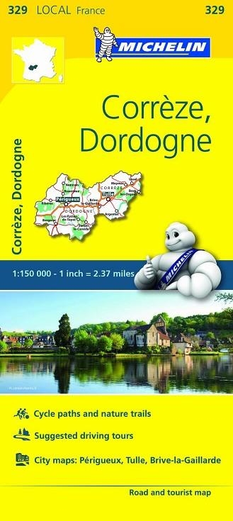 CORRÈZE, DORDOGNE MAPA LOCAL MICHELIN 2018 | 9782067210462 | VARIOS AUTORES | Llibreria La Gralla | Llibreria online de Granollers