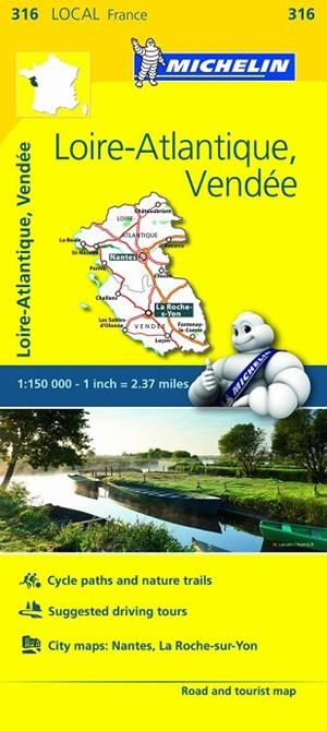 LOIRE-ATLANTIQUE, VENDÉE MAPA LOCAL MICHELIN 2018 | 9782067210202 | VARIOS AUTORES | Llibreria La Gralla | Librería online de Granollers