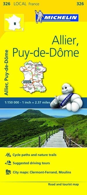 ALLIER, PUY-DE-DÔME MAPA LOCAL MICHELIN 2018 | 9782067210417 | VARIOS AUTORES | Llibreria La Gralla | Librería online de Granollers