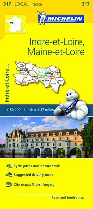 INDRE-ET-LOIRE, MAINE-ET-LOIRE MAPA LOCAL MICHELIN 2018 | 9782067210226 | VARIOS AUTORES | Llibreria La Gralla | Librería online de Granollers