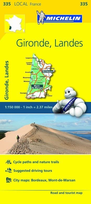GIRONDE, LANDES MAPA LOCAL MICHELIN 2018 | 9782067210585 | VARIOS AUTORES | Llibreria La Gralla | Llibreria online de Granollers