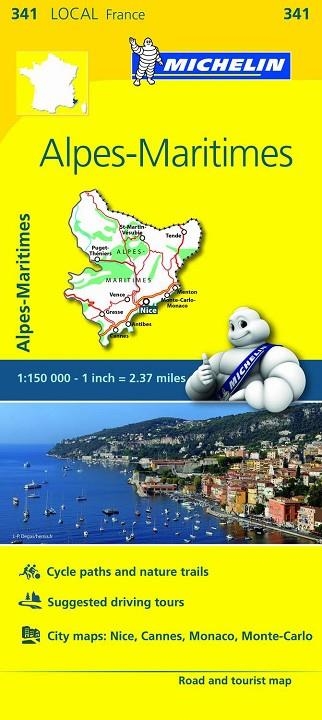 ALPES-MARITIMES MAPA LOCAL MICHELIN 2018 | 9782067210714 | VARIOS AUTORES | Llibreria La Gralla | Llibreria online de Granollers