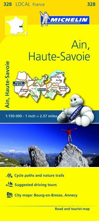 AIN, HAUTE-SAVOIE MAPA LOCAL MICHELIN 2018 | 9782067210455 | VARIOS AUTORES | Llibreria La Gralla | Llibreria online de Granollers