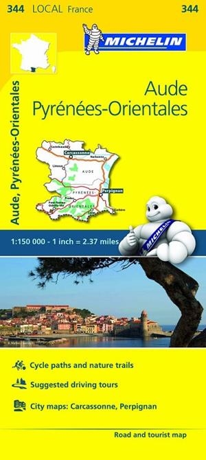 AUDE, PYRÉNÉES-ORIENTALES MAPA LOCAL MICHELIN 2018 | 9782067210783 | VARIOS AUTORES | Llibreria La Gralla | Librería online de Granollers