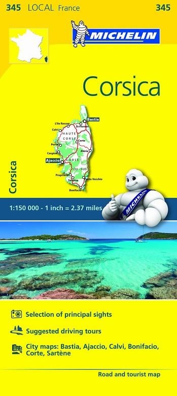CORSICA MAPA LOCAL MICHELIN 2018 | 9782067210806 | VARIOS AUTORES | Llibreria La Gralla | Llibreria online de Granollers