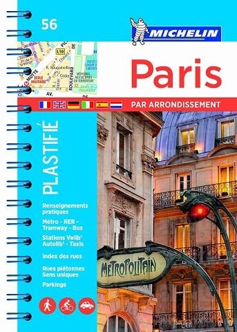 PLANO PARIS PAR ARRONDISSEMENT PLASTIFIÉ 2018 | 9782067211407 | VARIOS AUTORES | Llibreria La Gralla | Llibreria online de Granollers