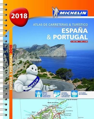 ESPAÑA & PORTUGAL (FORMATO A-4) (ATLAS DE CARRETERAS Y TURÍSTICO 2018) | 9782067227811 | MICHELIN | Llibreria La Gralla | Librería online de Granollers