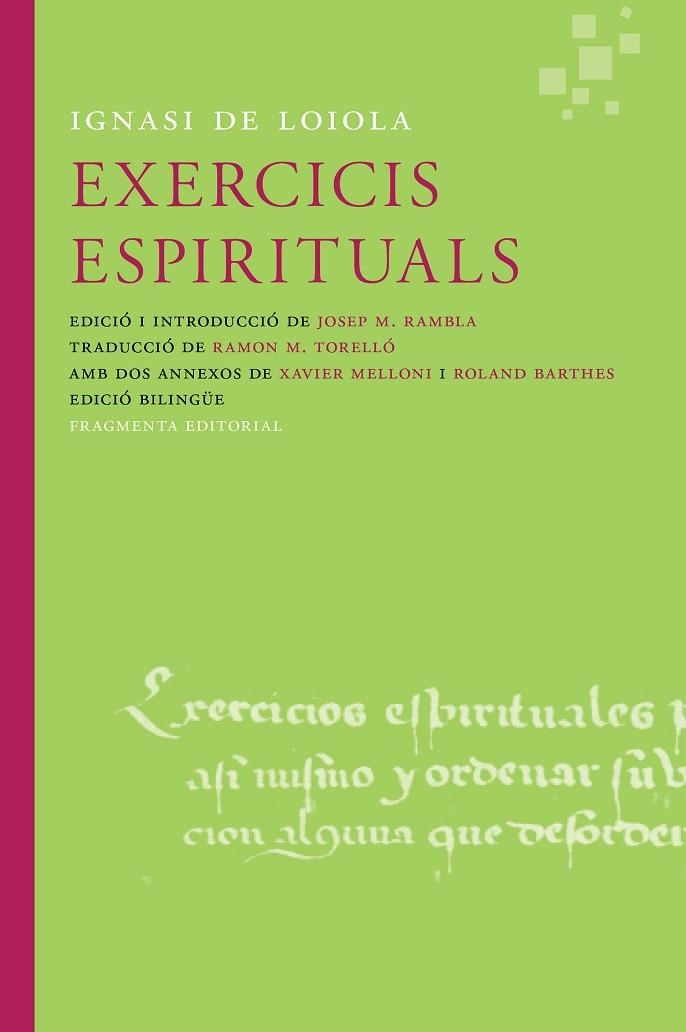 EXERCICIS ESPIRITUALS | 9788415518600 | LOIOLA, IGNASI DE | Llibreria La Gralla | Llibreria online de Granollers