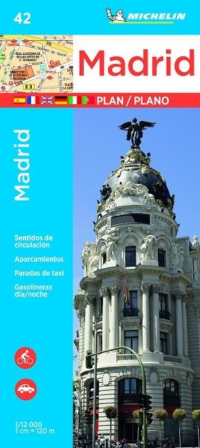MADRID (PLANO MICHELIN 2018) | 9782067228337 | MICHELIN | Llibreria La Gralla | Llibreria online de Granollers