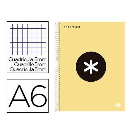 LLIBRETA ANTARTIK ESPIRAL A6 QUADRICULA MICROPERFORAT CARTRO GROC PINYA | 8423473050792 | 05079 | Llibreria La Gralla | Librería online de Granollers