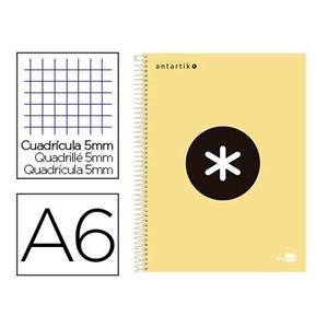 LLIBRETA ANTARTIK ESPIRAL A6 QUADRICULA MICROPERFORAT CARTRO GROC PINYA | 8423473050792 | 05079 | Llibreria La Gralla | Librería online de Granollers