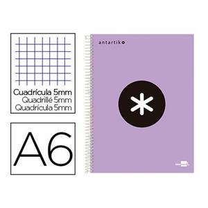 LLIBRETA ANTARTIK ESPIRAL A6 QUADRICULA MICROPERFORAT CARTRO LAVANDA | 8423473050785 | 05078 | Llibreria La Gralla | Librería online de Granollers