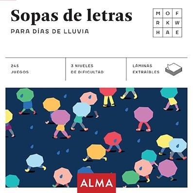 SOPA DE LETRAS PARA DÍAS DE LLUVIA  | 9788415618966 | VVAA | Llibreria La Gralla | Llibreria online de Granollers